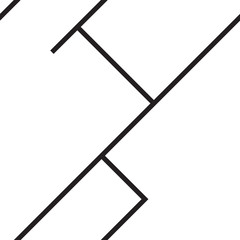 Geometric minimalist pattern