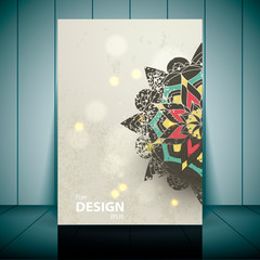 Vector Fashion brochure, flyer, magazine cover & poster template