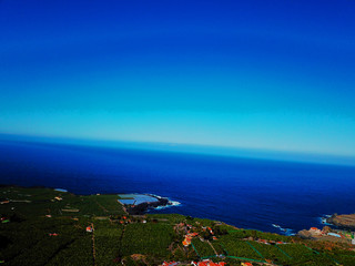 Fototapeta premium Die Kanaren von oben - Teneriffa Luftbilder