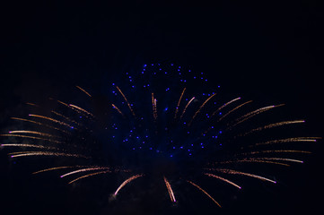 fireworks in the sky