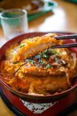 日本のカツ丼