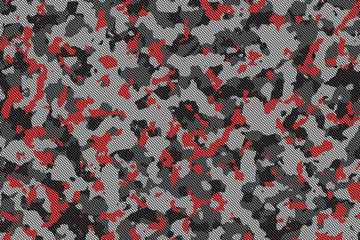 red and gray camouflage pattern blackground. - 259139261