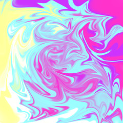  blurred abstract colorful gradient background for decoratives, paint brush like, creative with liquifying technic by swirling around