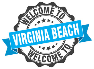 Virginia Beach round ribbon seal