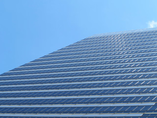 Fototapeta na wymiar Business glass building design
