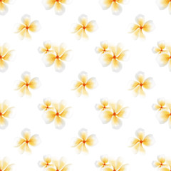 Vector watercolor small flower pattern design. Painting delicate floral seamless background with pastel cool colors