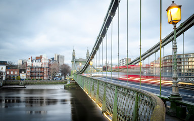 Fototapeta na wymiar Hammersmith Bridge, London
