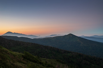 Fototapeta premium Early summer of Akita Prefecture Hachimantai
