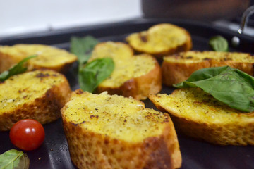 Vegan garlic bread