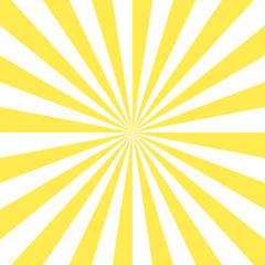 Sun  yellow rays or stripesbackground vector. Yellow sun rays or stripes background. Yellow stripes or rays Background. Beam beam beam background.