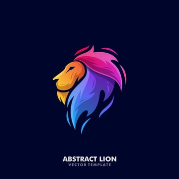 Lion Illustration Vector Template
