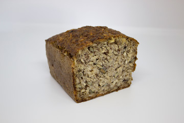 Loaf of gluten-free whole grain bread