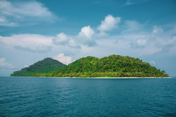 Landscape of paradise tropical island in the sea, Thailand
