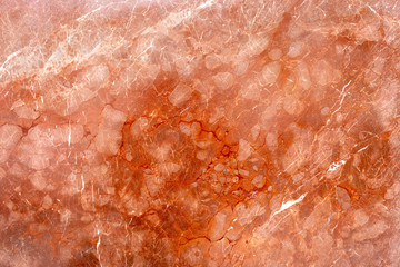Red patterned real natural marble stone texture background for product design