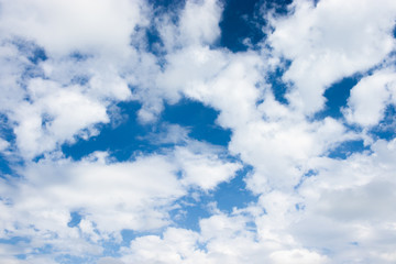 Blue sky with cloud