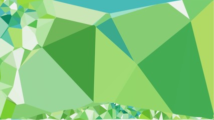 green abstract low polygon geometric background with triangles for texture and wallpaper