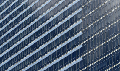 Business glass building design