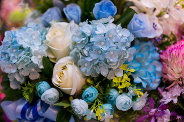 selective focus of flower.