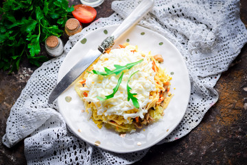 Classic Mimosa Salad