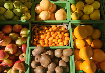 frische Früchte auf dem Markt