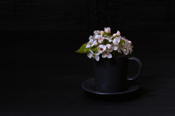 cap of flowers