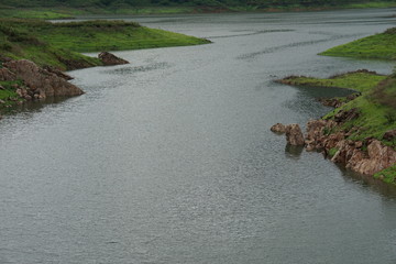 Amazing view of lake. Beauty of nature concept background.