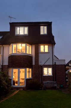 uk, england, surrey, house with dormer window