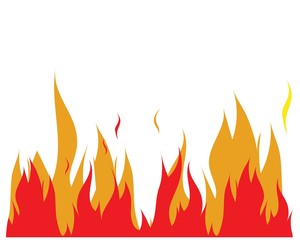 Fire flame Logo Template illustration