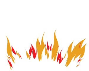 Fire flame Logo Template illustration