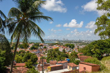 Fototapeta na wymiar Old colonial town of Olinda, Brazil