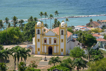 The Carmo church at Olinda in Brazil - obrazy, fototapety, plakaty