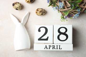  Concept holiday Easter, Easter decor.