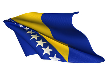 ボスニア・ヘルツェゴビナ 国旗 比率1:2
