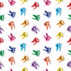 flowers abstract seamless pattern for your design