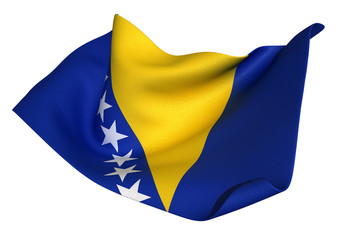 ボスニア・ヘルツェゴビナ 国旗 比率1:2