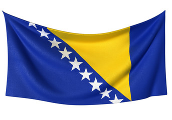 ボスニア・ヘルツェゴビナ 国旗 比率1:2