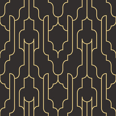 Abstract art deco seamless modern tiles pattern