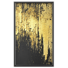 3D wall art, paintings with gold leaf	