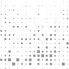 Fototapeta premium Grey squares on white background 