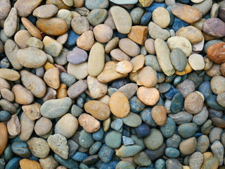 stone texture background,pebbles on the beach