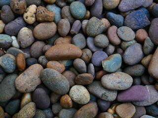 stone background,pebbles on the beach