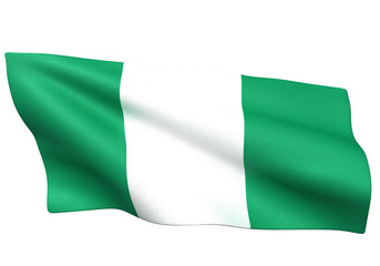 ナイジェリア 国旗 比率1:2