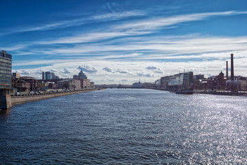 Fototapeta premium Saint-Petersburg and river Neva, Russia