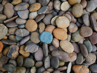 pebbles on the beach stone background