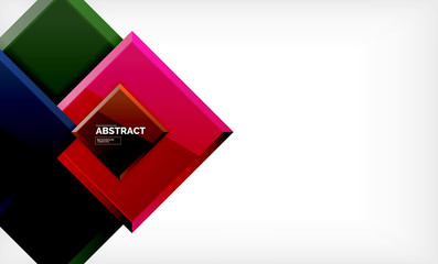 Square geometrical background