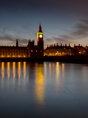 Fototapeta na wymiar UK, england, London, Big Ben sunset