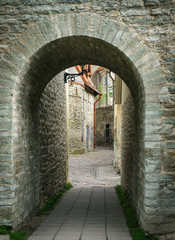 Obraz premium Entrance to the old town