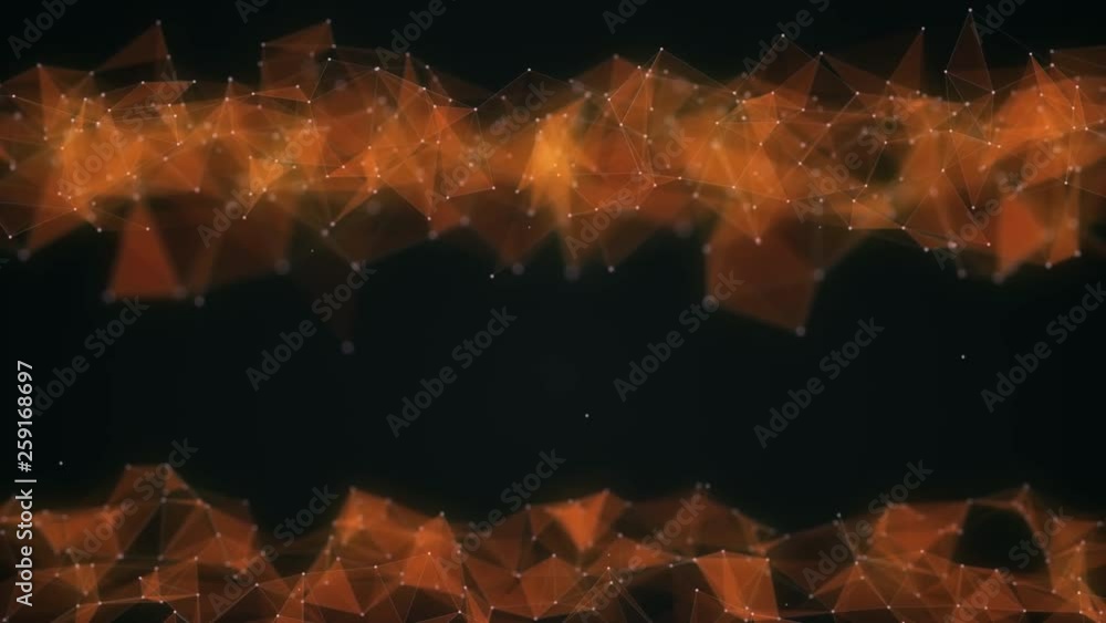 Poster abstract technology and science background futuristic network, plexus background. action. animation.