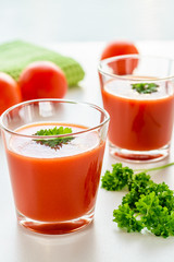 Tomato Juice with Frash Tomatoes