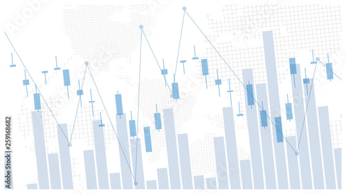 Stock Market Forex Trading Graph Vector Futuristic Smart Investment - 